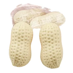 Jouet antistress en PU en forme d'arachide à rebond lent pour adultes et enfants