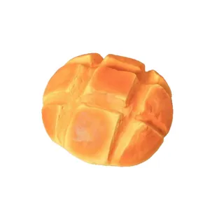 Jouet squishy géant réaliste en forme de pain à l'ananas pour soulager le stress