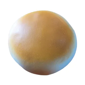 Realistic PU slow rebound squishy bread bun toy shown in a detailed close-up shot