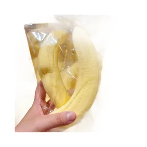 Realistic yellow banana squishy toy for stress relief and decompression sensory play