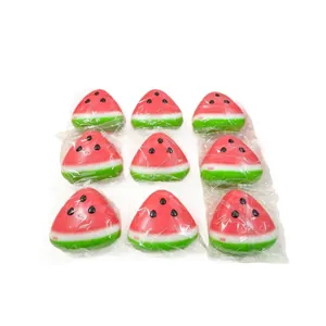 9er Set Wassermelone Squishy Spielzeug zur Stressbewältigung einzeln verpackt