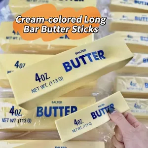 Realistic slow rebound salted butter stick squishy toy for stress relief and office fidgeting