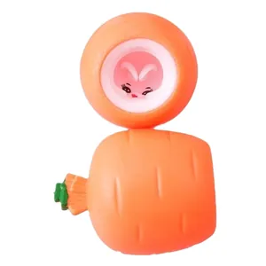 Lindo juguete squishy zanahoria conejo para aliviar el estrés con rebote muy lento