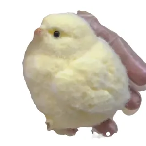 Ρεαλιστικό χνουδωτό κίτρινο κοτοπουλάκι squishy παιχνίδι για ανακούφιση άγχους