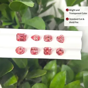 Zaffiri Padparadscha coltivati in laboratorio in varie forme