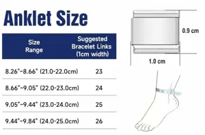 Guida completa alle taglie e misurazione per maglie di cavigliere modulari in acciaio