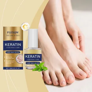 Keratin nail care essence oil with moisturizing gloss for dry and brittle nail treatment