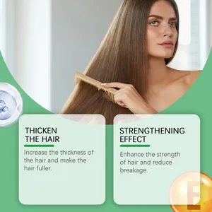 Detail van het haarverdikkende en versterkende effect van rozemarijn shampoo