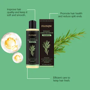 Rozemarijn gehydrolyseerde keratine shampoo voor verbetering van haargezondheid en herstel