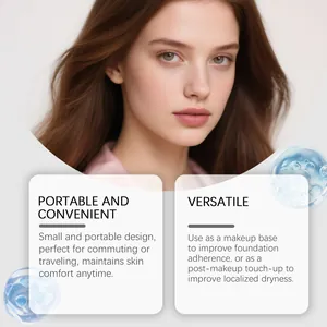 Moisturizing face stick for hydrating skin, portable and versatile for makeup base.