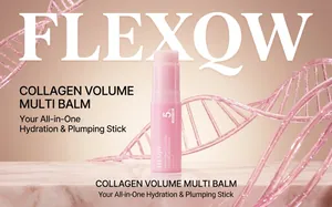 Pink collagen volume multi balm stick for all-in-one skin hydration and plumping effect
