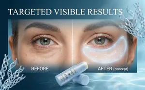 Detailed before and after view showing effective results of the multi-care eye stick