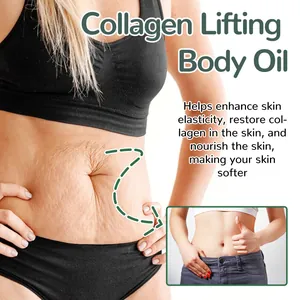 Olio corpo al collagene di rosmarino per l'elasticità della pelle e le smagliature
