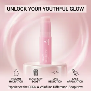 FLEXQW PDRN Pink Collagen Volume Multi Balm stick for intense hydration and glow