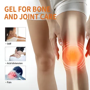 Detailed view of joint care gel application for knee neck and shoulder pain relief