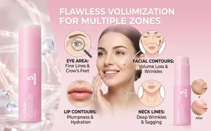 FLEXQW pink collagen multi balm stick for eyes face lips and neck anti-wrinkle hydration