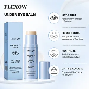 FLEXQW 10g collagen under-eye balm stick for lifting, firming and smoothing fine lines