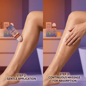 Bio-Rizinusöl mit Quarz-Roll-on-Applikator für eine feuchtigkeitsspendende Massage