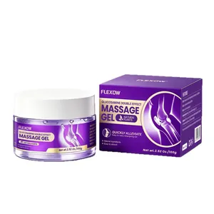 FLEXOW glucosamine double effect massage gel for joint and knee pain relief