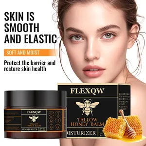Natürlicher Grasgefütterter Talg Honig Balsam Gesichtscreme Feuchtigkeitscreme Barriere Reparatur Beruhigende Hautpflegecreme Für Trockene Haut