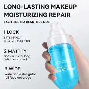 Langhoudende hydraterende make-up setting spray voor een matte finish en oliecontrole