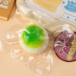 Kawaii vloeibare mochi squishy in ritszakje, langzame rebound stressverlichtende bal