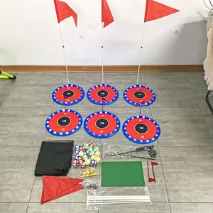 Kit complet de golf pour enfants avec cibles LED et balles colorées pour l'intérieur.