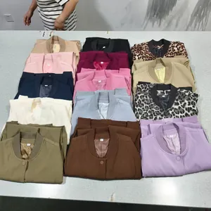 Wholesale assortment of colorful autumn bomber jackets for women in various shades