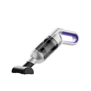 Portable electric pet hair vacuum cleaner for cat and dog fur removal with high suction