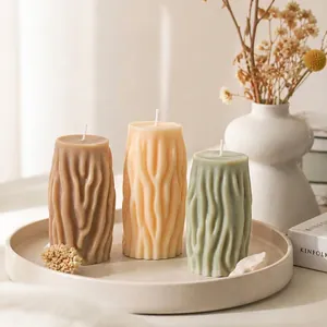 Stampo in silicone a onde per candele profumate fai-da-te e decorazioni casa