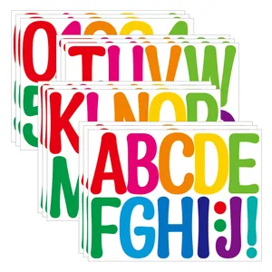 Large Alphabet Stickers Vinyl Waterproof Self Adhesive Letters Numbers For Mailbox Classroom Board Decor
