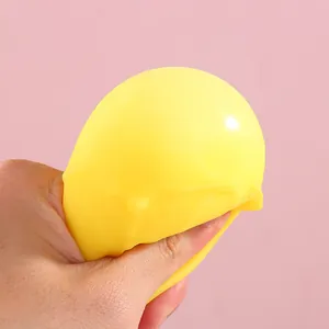 Creative yellow cheese-shaped flour ball squishy toy for stress relief and play