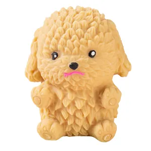 Schattig bruin poedel squishy speelgoed voor stressverlichting en sensorisch spel