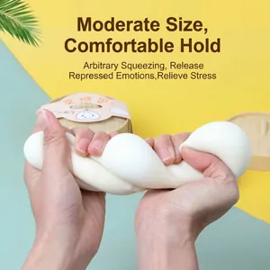 Giocattolo antistress a forma di dumpling con vaporiera, ideale per impastare e rilassarsi