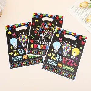 Autism Awareness cadeauzakjes met puzzelthema voor goede doelen en weggevertjes