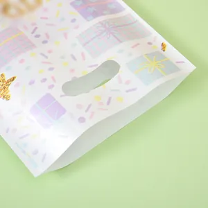 Plastiktüte mit Stern- und Mond-Print und Griff für Partygeschenke und Süßigkeiten
