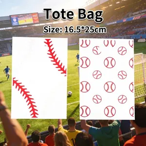Honkbal Thema Plastic Cadeautassen Sport Verjaardagsfeestje Traktaties Kinderen Activiteit Goodiebags Uitgesneden Handvat Verpakking
