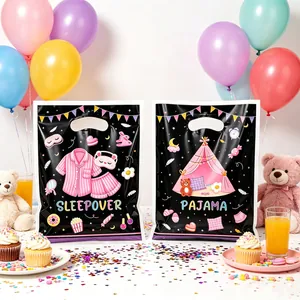 Sacs cadeaux à thème pyjama et soirée pyjama pour anniversaires de petites filles