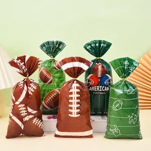 Amerikanische Football-Themen-Süßigkeitstüten für Sportpartys und Keksgeschenke
