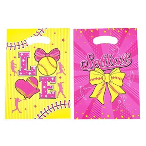 Sacs cadeaux sur le thème du softball pour les fêtes sportives