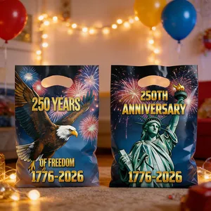 Celebratory gift bags featuring Statue of Liberty and Eagle for 250th anniversary