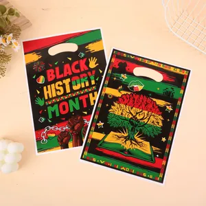 Sacs cadeaux Black History Month haute qualité en film perlé pour fêtes festives