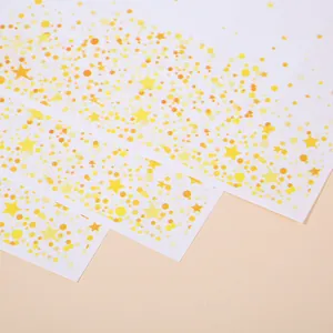 Yellow starry sky print gift bags for children's birthday parties and candy gifts
