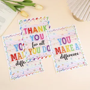 Sacchetti regalo colorati per feste con stampa Thank You per caramelle e snack