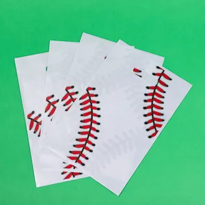 Bolsas de regalo de plástico con tema de béisbol para fiestas de cumpleaños y dulces