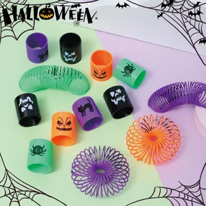 Ressorts en plastique pour Halloween avec motifs de citrouilles et fantômes pour enfants