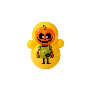 Mini Halloween pumpkin tumbler toy for children, perfect for creative desktop game gift