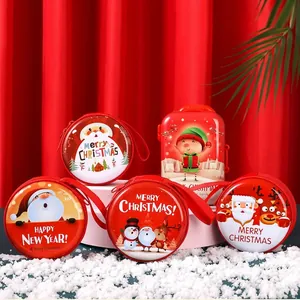 Lot de 20 mini porte-monnaie de Noël festifs avec motifs Père Noël et petits rennes