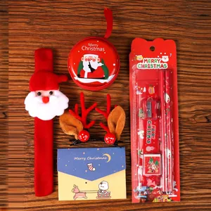 Set completo de regalo de Navidad con papelería, monedero y accesorios festivos