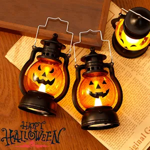 Φωτεινά φανάρια κολοκύθας για διακόσμηση Halloween και γιορτινή ατμόσφαιρα